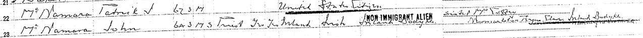 McN, Msgr PJ, 1911 NYC ship manifest.jpg