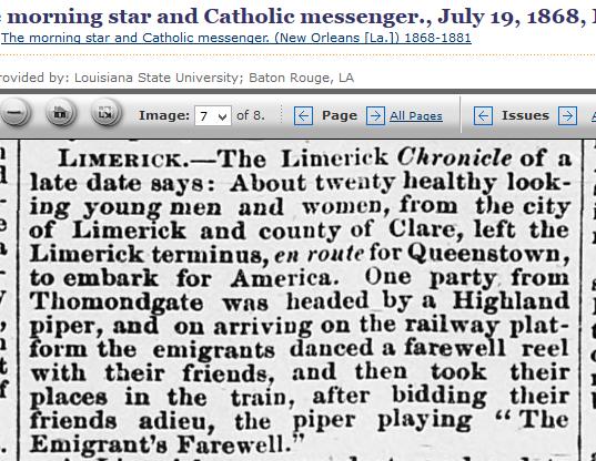 Emigrant's Farewll jig, Limk 1868.jpg
