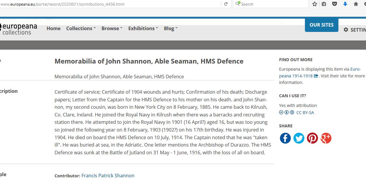 Shannon, John WWI sailor bur'd at sea.jpg