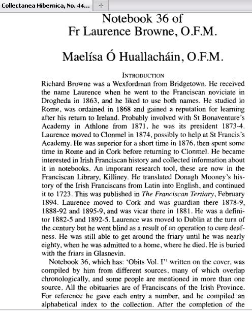 the other Fr. Laurence Browne