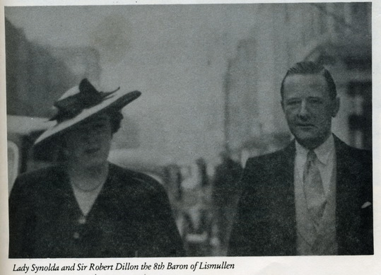 Elea Synold Augusta  (nee Cholmondeley-Clarke) and Robert William Charlier Dillon 8th Baronet of Lismullen